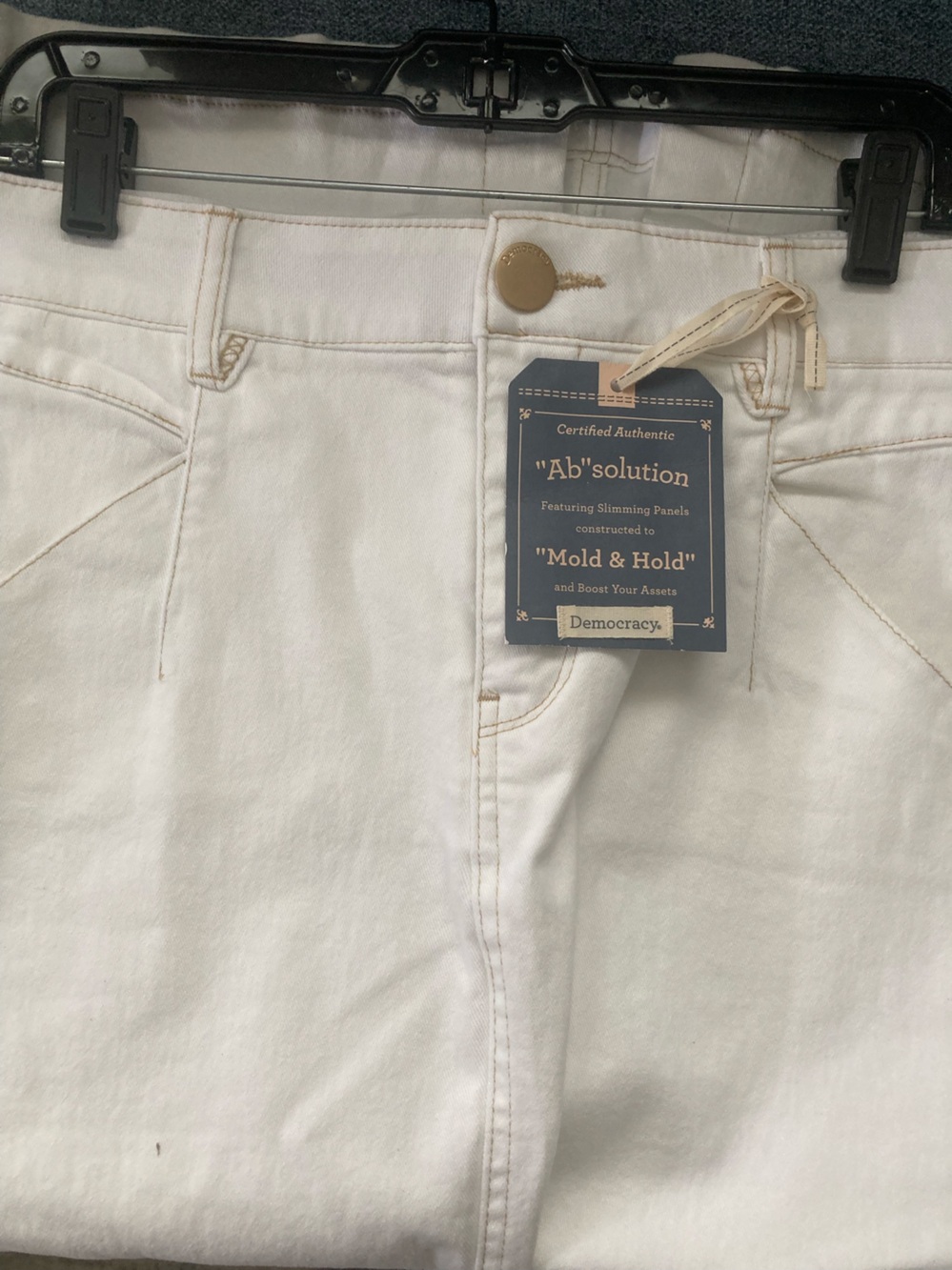 Democracy Ab Solution Cargo Midi Skirt with Slimming Panels - Picture 4 of 6